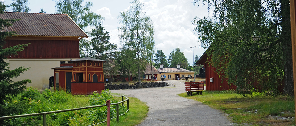 Foto på centrala gruvområdet